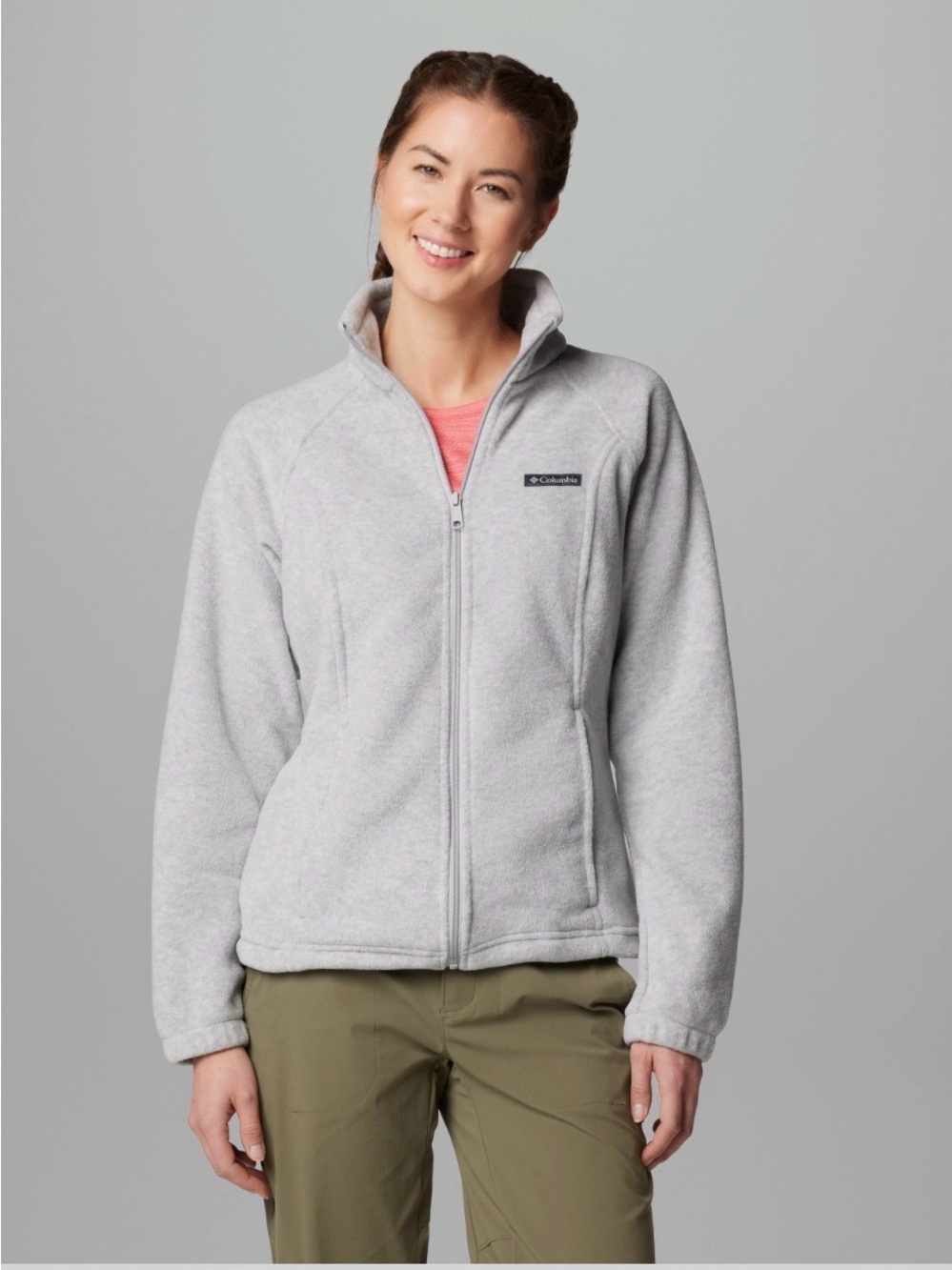 Columbia Women's Benton Springs Full Zip Fleece | Cirrus Grey Heather | Size: S